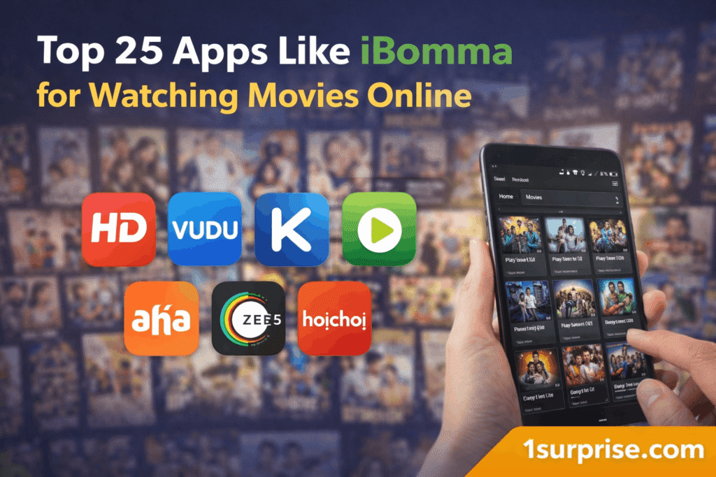 Top apps like iBomma for watching movies online